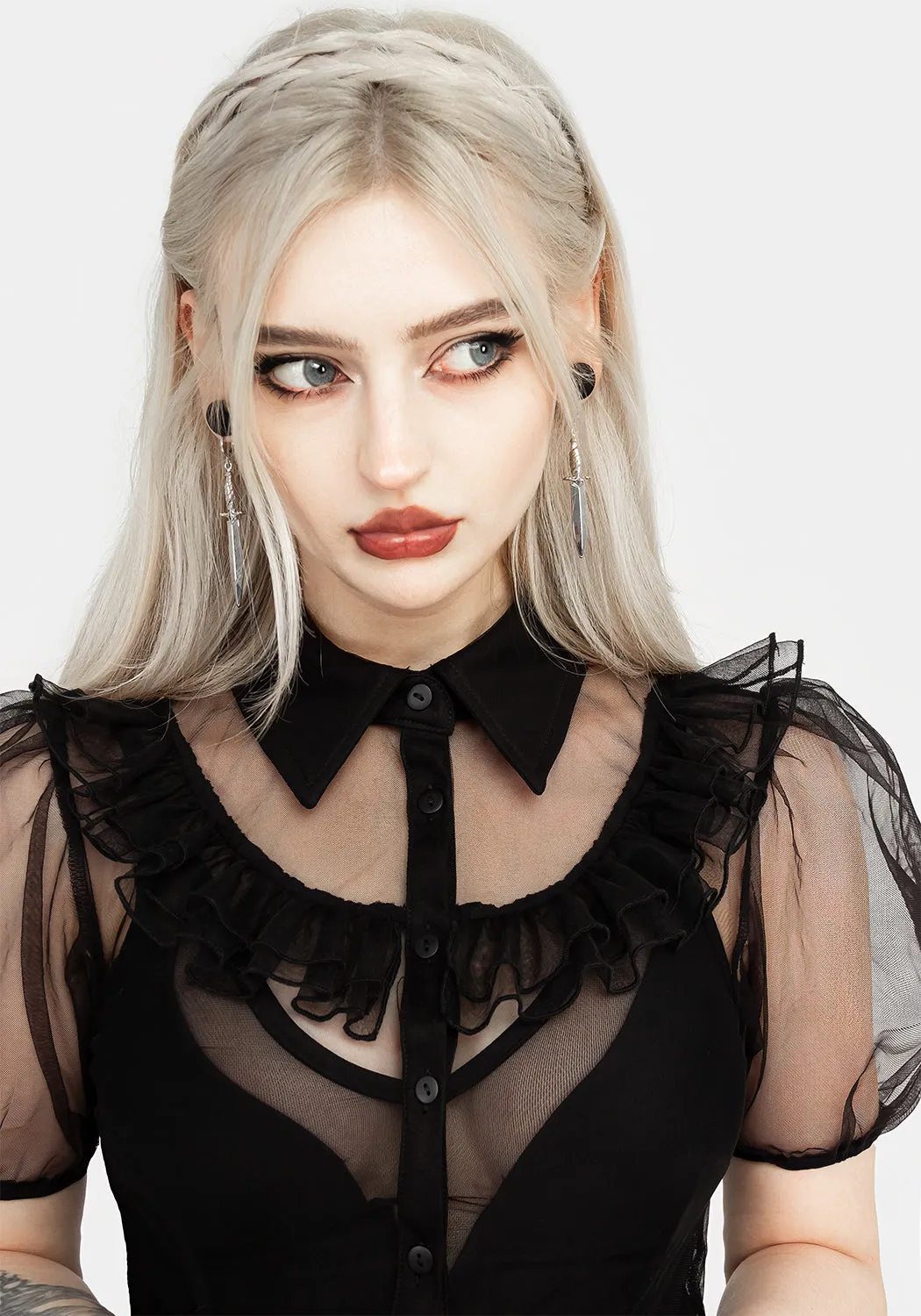 Headhunter Frill Yoke Gown sold by Disturbia product image thumbnail 2