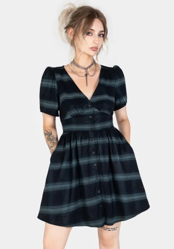 Greenlee Check Mini Dress sold by Disturbia