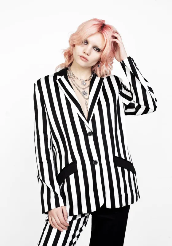 GHOSTTOWN OVERSIZED SUIT BLAZER sold by Disturbia