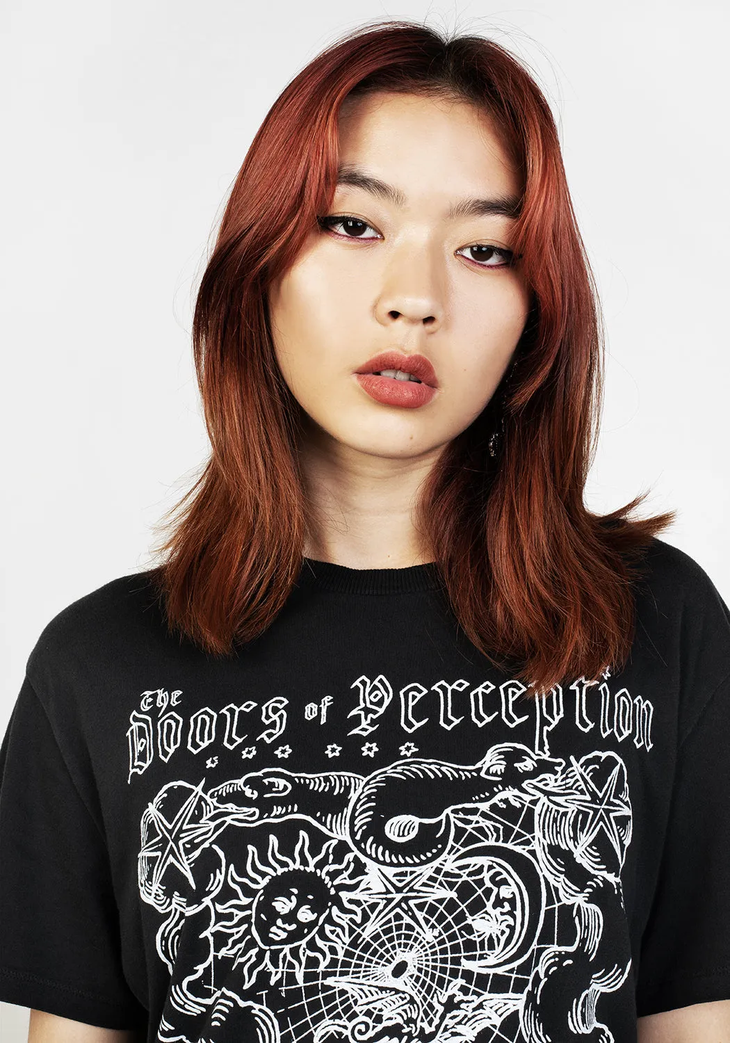 Perception Black Garment Washed T-shirt sold by Disturbia product image thumbnail 2