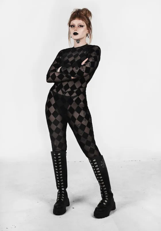 Madworld V-Back Catsuit sold by Disturbia