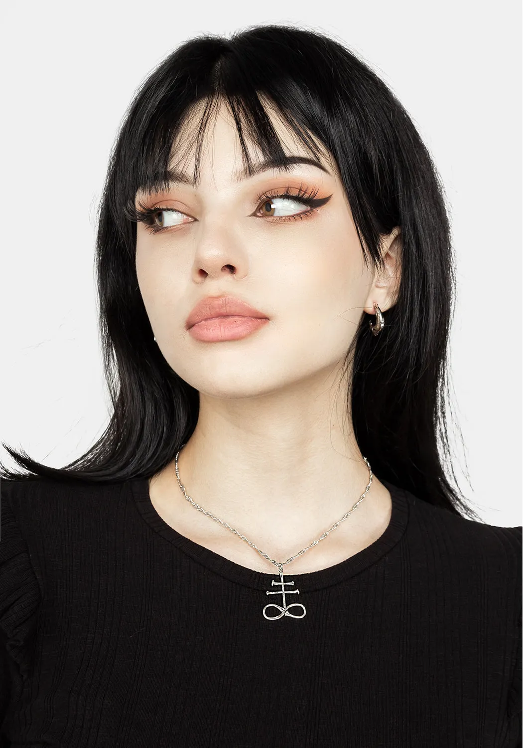 LEVIATHAN BONE CROSS NECKLACE sold by Disturbia product image thumbnail 2