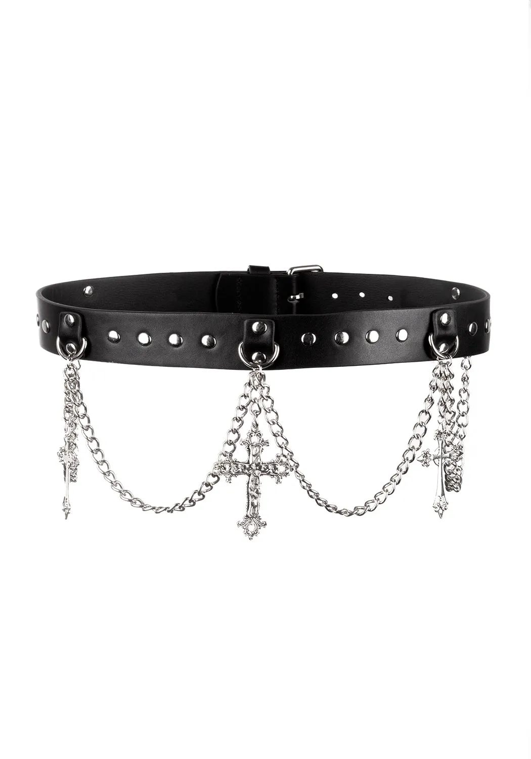 LAMENT STUDDED WAIST BELT sold by Disturbia product image thumbnail 2