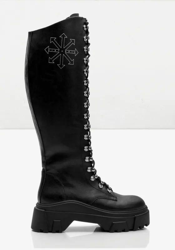 Elysium Knee High Boot sold by Disturbia