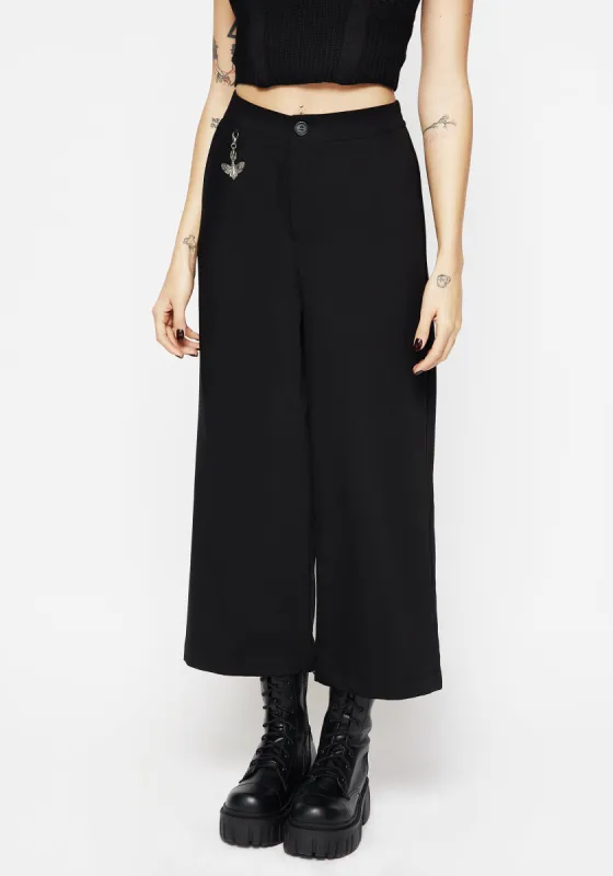 Eustacia Wide Leg Culotte Trousers sold by Disturbia