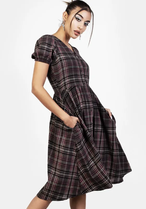 Hylda Midi Smock Dress sold by Disturbia