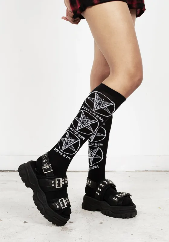 GOETIC LONG SOCKS sold by Disturbia