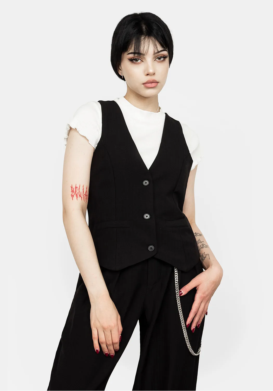 Clarice Waistcoat sold by Disturbia
