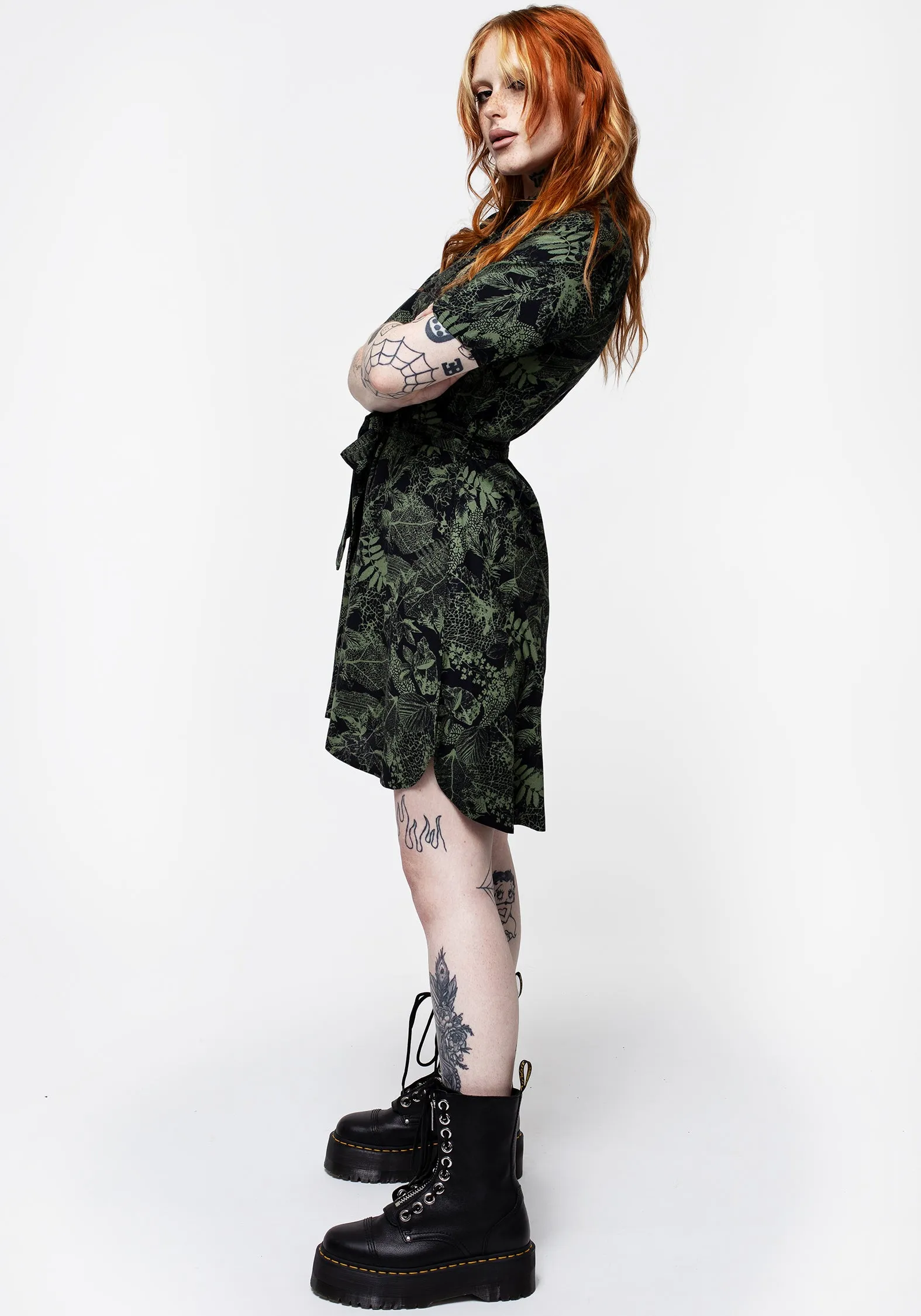 Daphne Mini Shirt Dress sold by Disturbia product image thumbnail 5