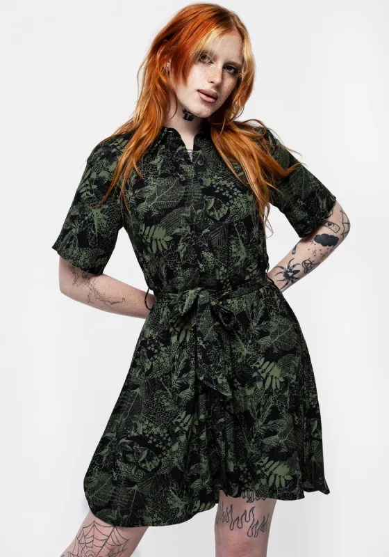 Daphne Mini Shirt Dress sold by Disturbia