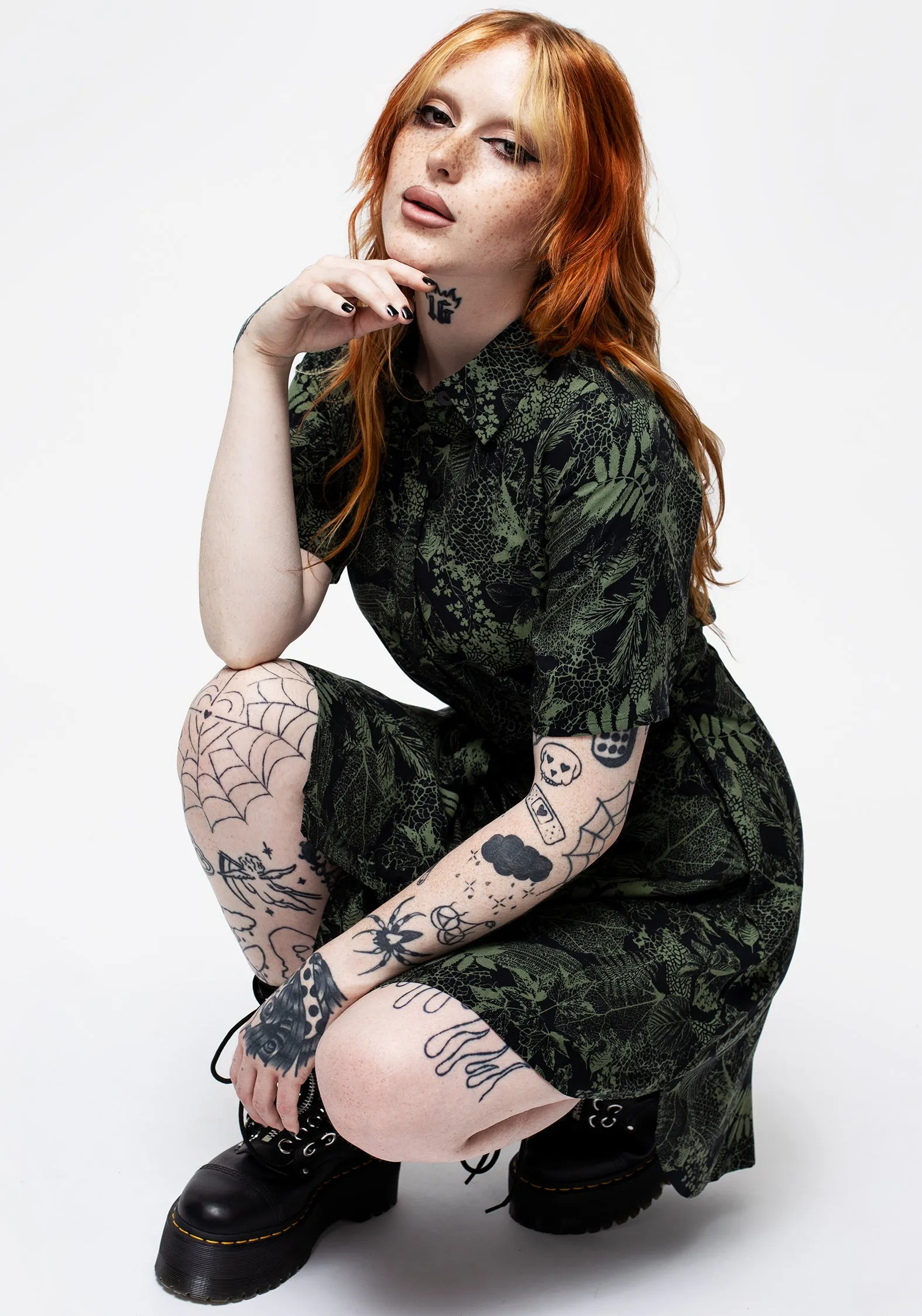 Daphne Mini Shirt Dress sold by Disturbia product image thumbnail 4