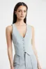 Classic Tailored Waistcoat - Steel Blue sold by Because of Alice
