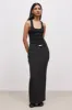Mid Rise Effortless Maxi Skirt - Black sold by Because of Alice