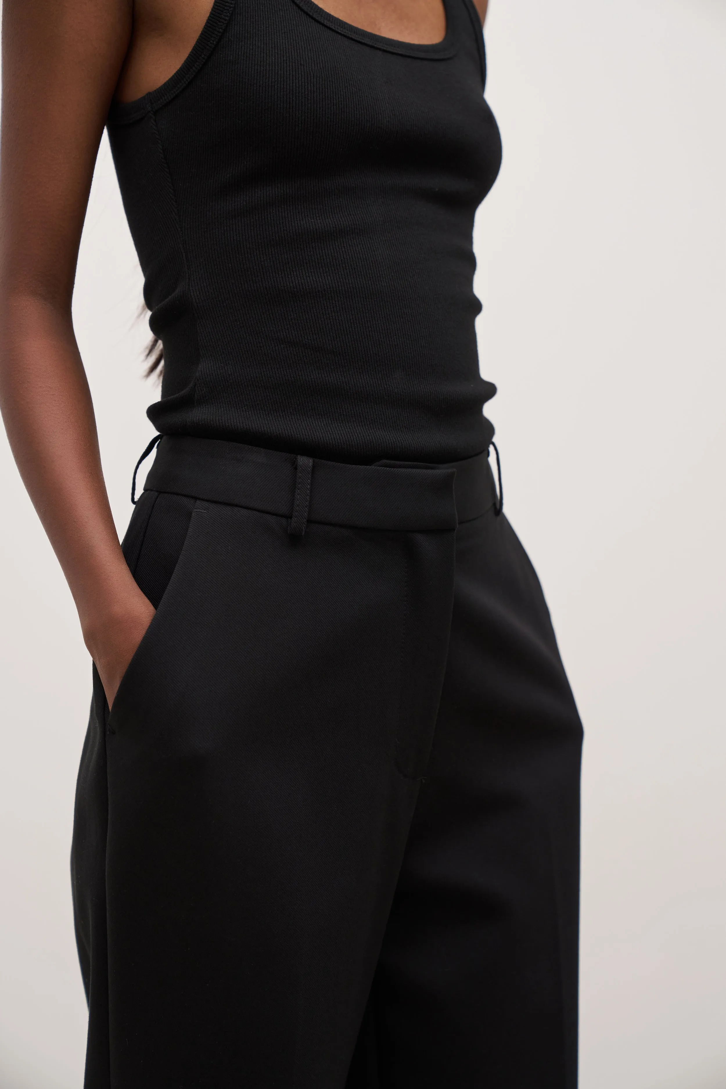 Formal Straight Leg Trousers - Black sold by Because of Alice product image thumbnail 5