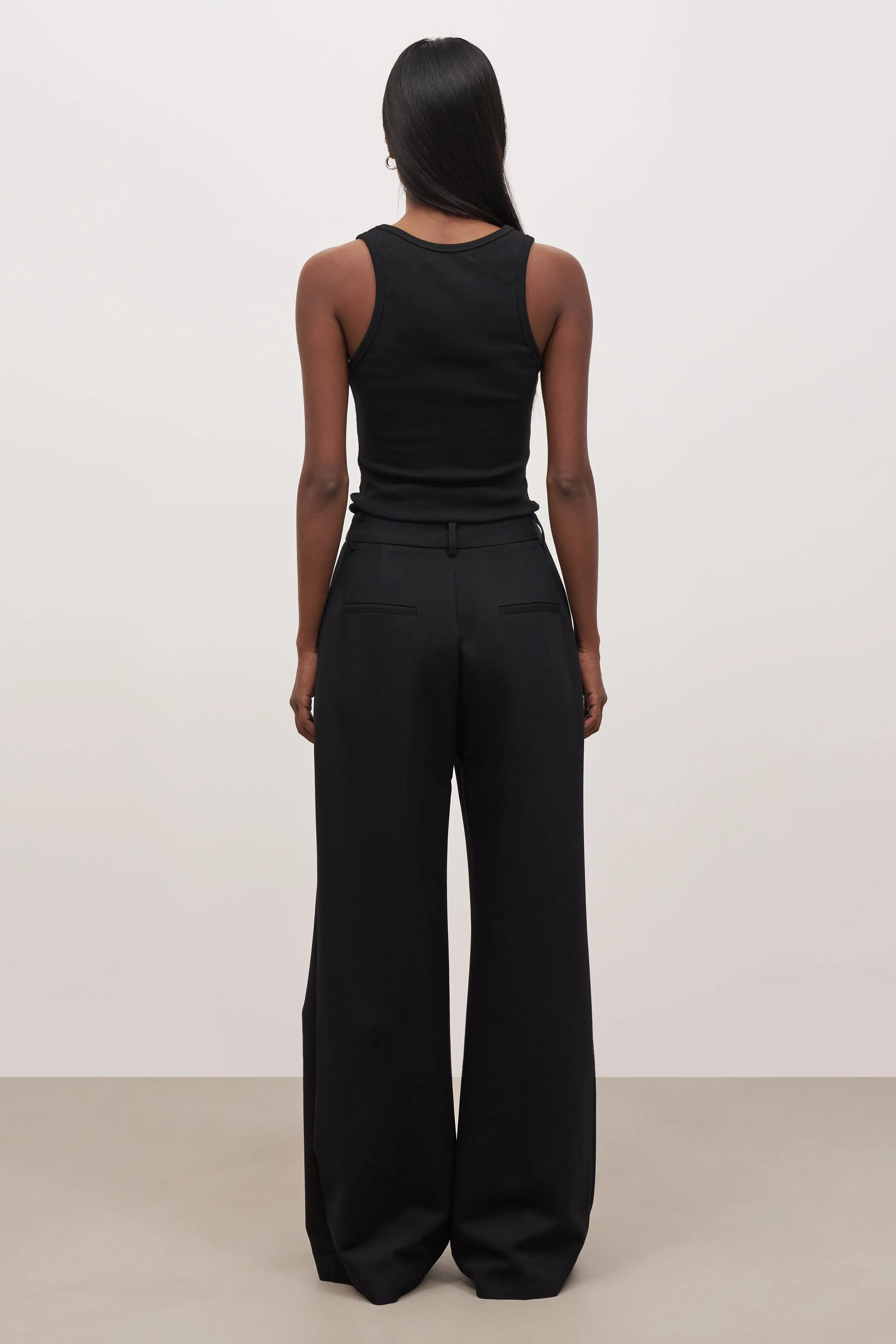Formal Straight Leg Trousers - Black sold by Because of Alice product image thumbnail 2