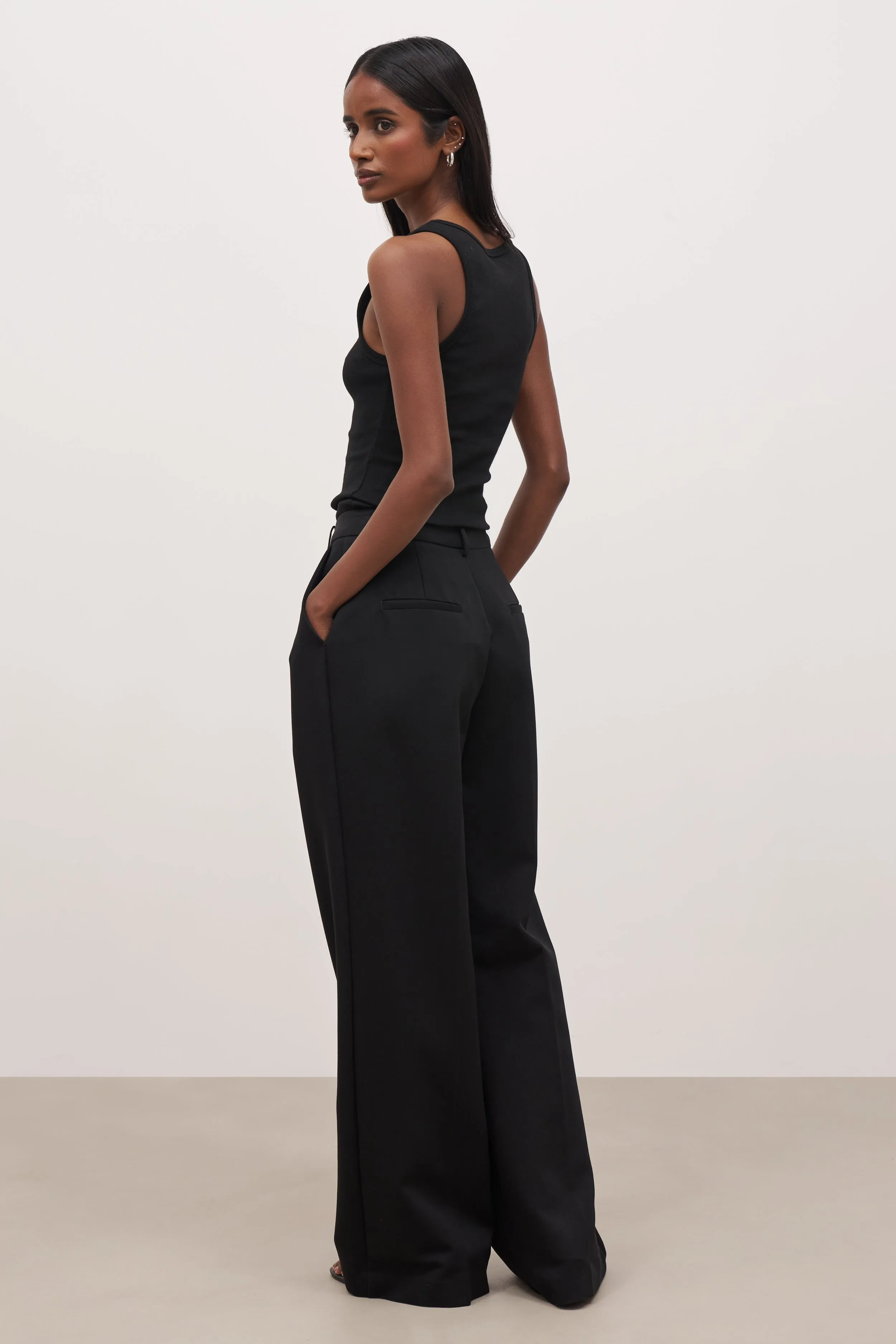 Formal Straight Leg Trousers - Black sold by Because of Alice product image thumbnail 4