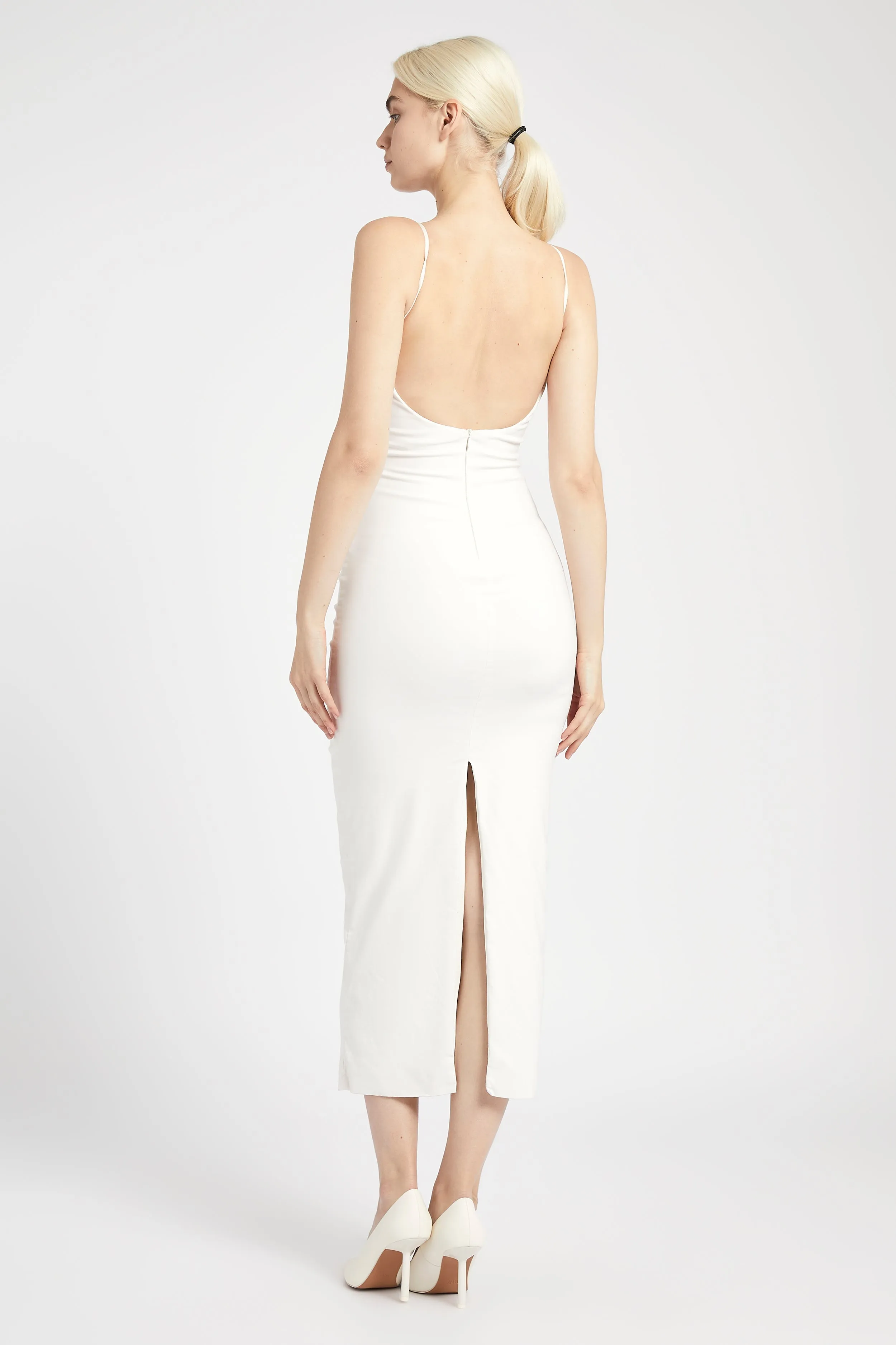 Tailored Maxi Dress - Cream sold by Because of Alice product image thumbnail 2