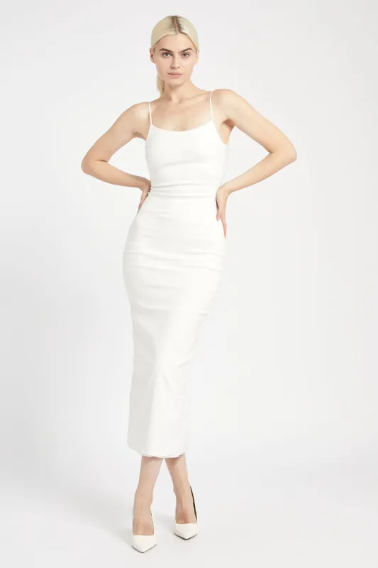 Tailored Maxi Dress - Cream sold by Because of Alice