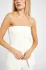 Strapless Peplum Bodice - White sold by Because of Alice