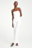 Tailored Straight Leg Trousers - White sold by Because of Alice