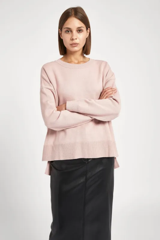 Relaxed Dropped Shoulder Jumper - Marshmallow sold by Because of Alice