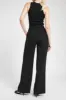 Relaxed Straight Leg Trousers - Black sold by Because of Alice