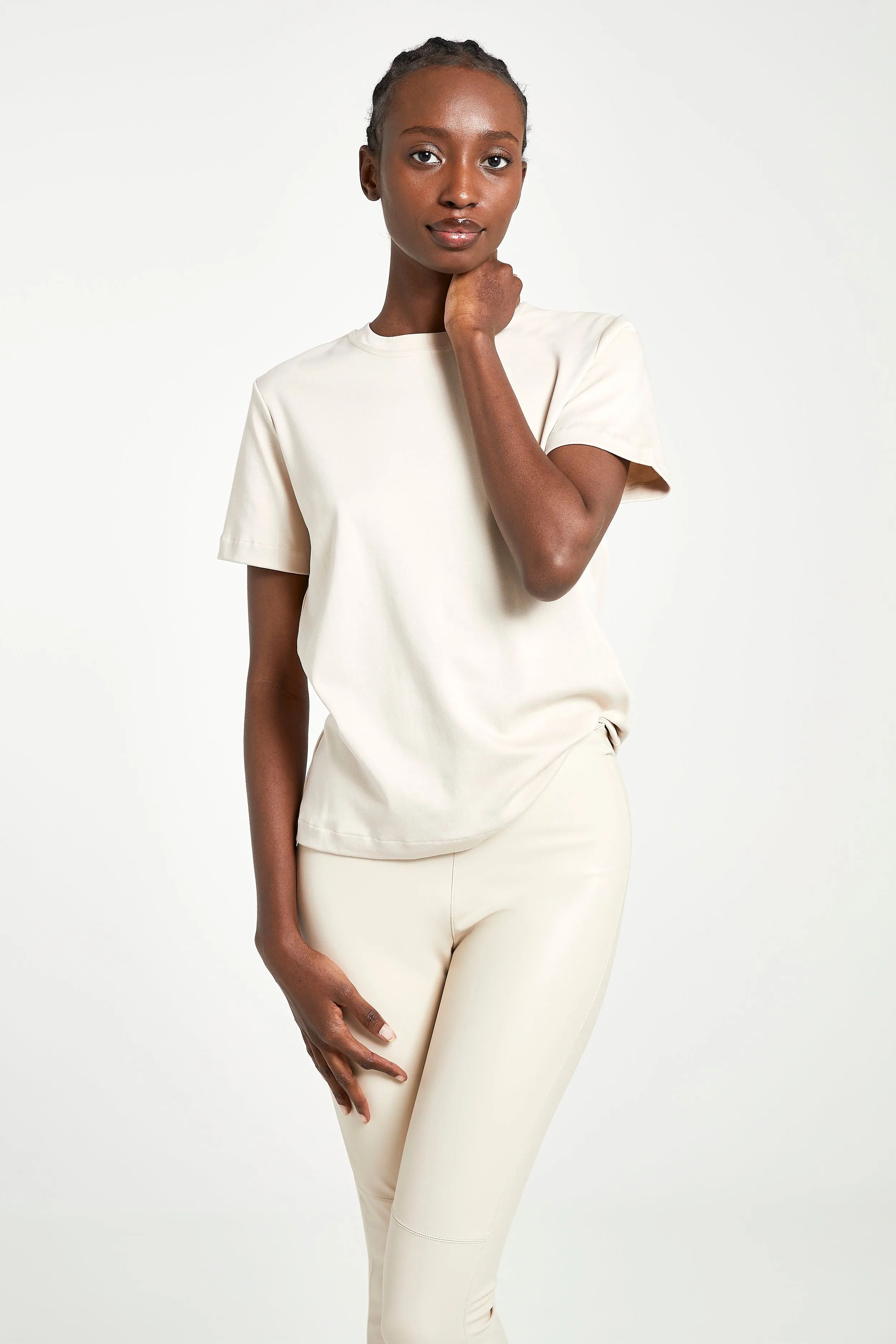 Classic Boyfriend T Shirt - Stone sold by Because of Alice product image thumbnail 4