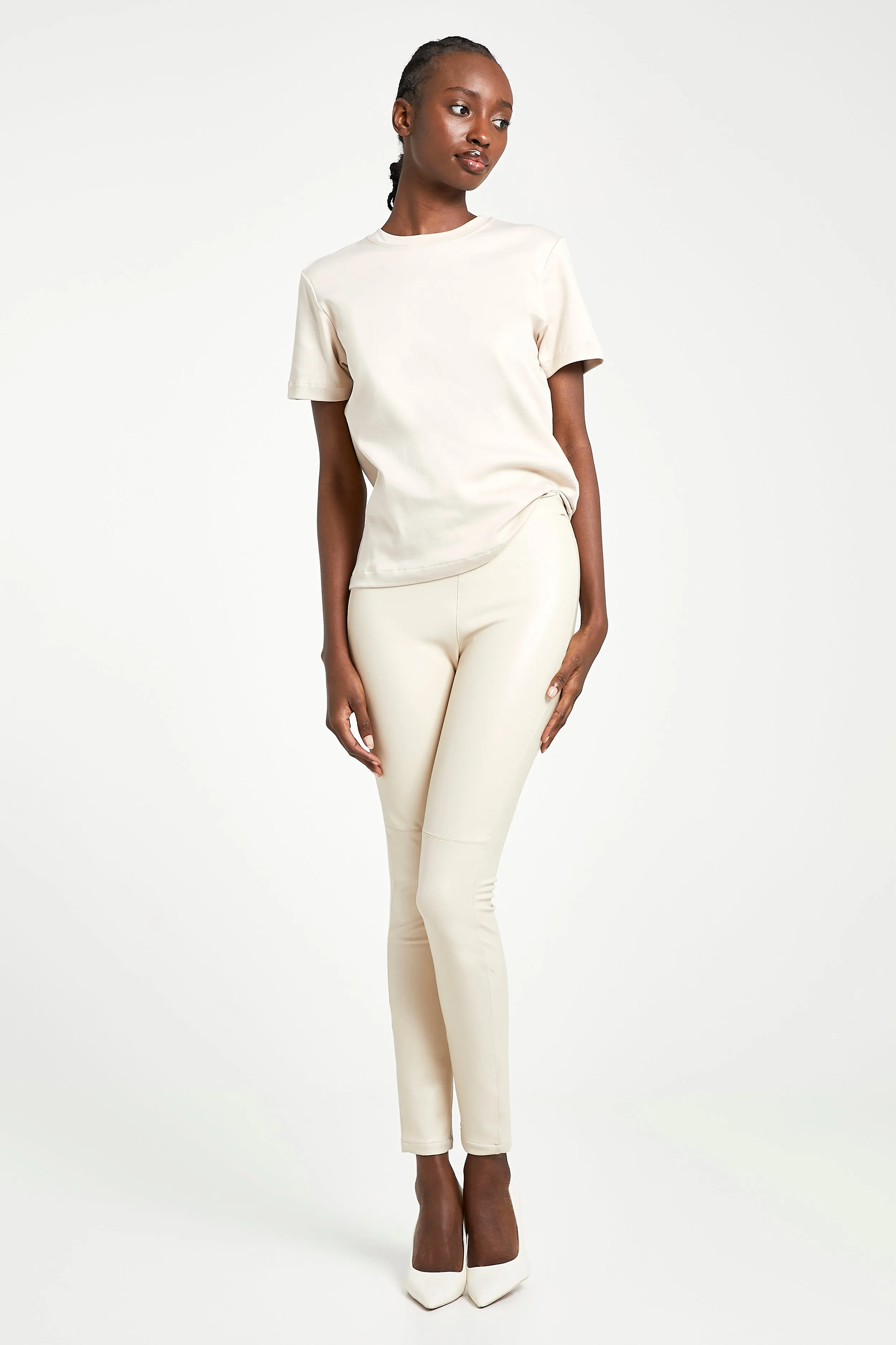 Classic Boyfriend T Shirt - Stone sold by Because of Alice product image thumbnail 5