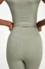 Base Sculpting Leggings - Olive sold by Because of Alice