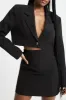 Tailored Mini Skirt - Black sold by Because of Alice