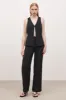 Hook & Eye Waistcoat - Black sold by Because of Alice