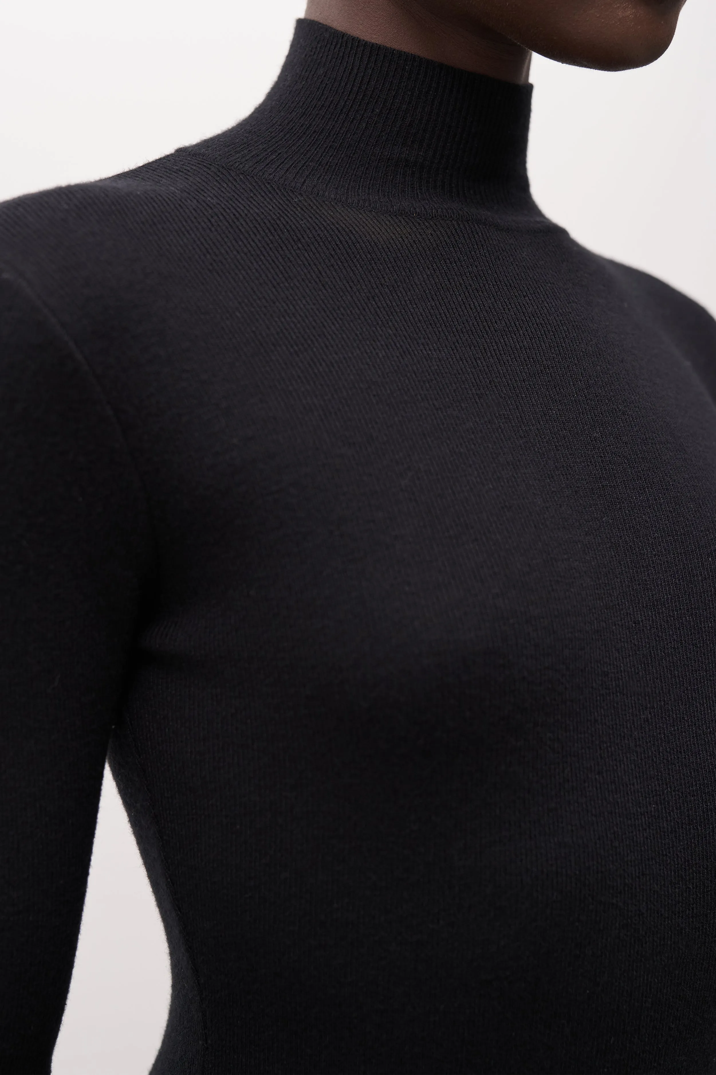 Fine Knit Mini Dress - Black sold by Because of Alice product image thumbnail 5