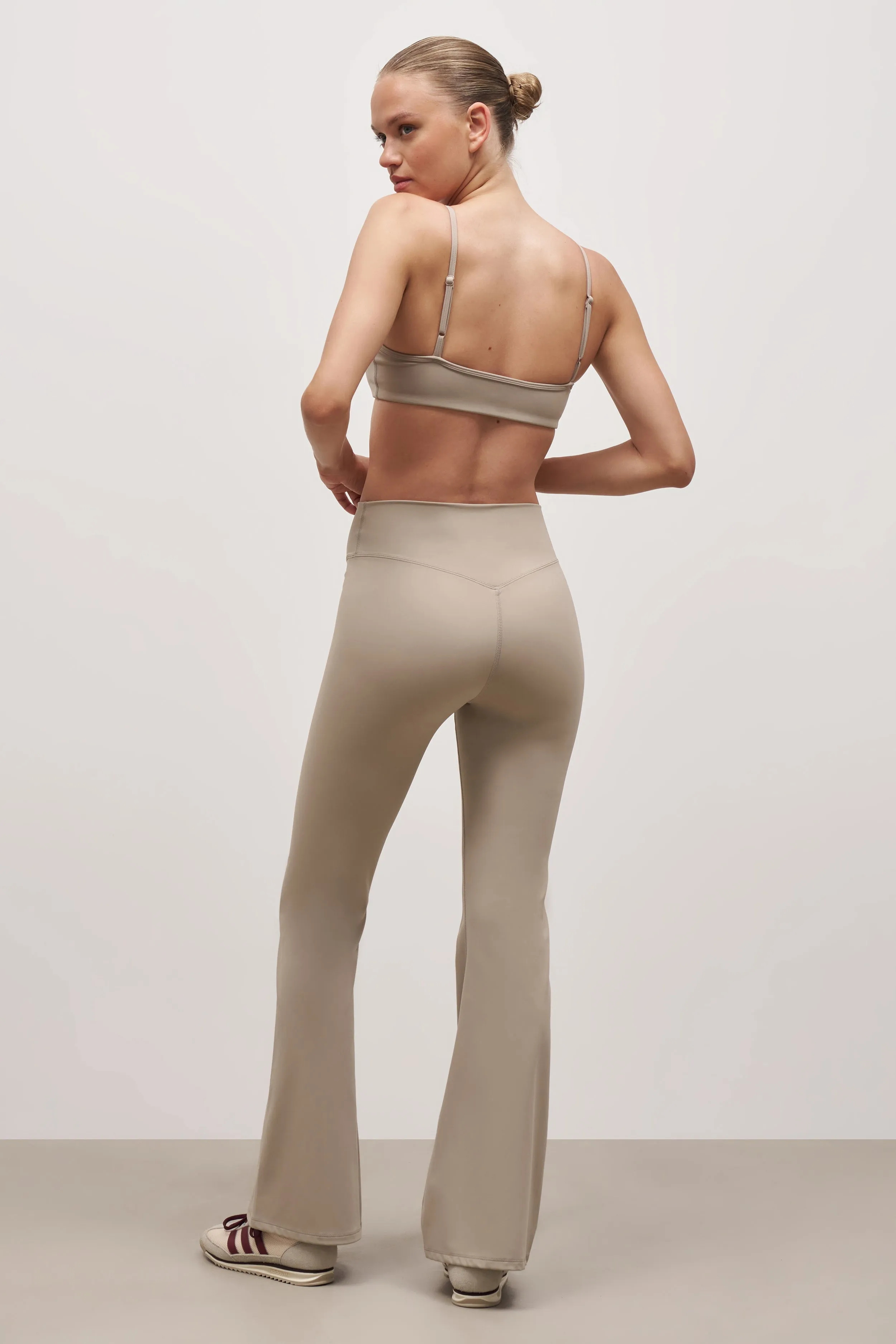 Base Sculpting Flared Leggings - Taupe sold by Because of Alice product image thumbnail 2