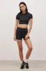 Base Sculpting Cropped T Shirt - Black sold by Because of Alice