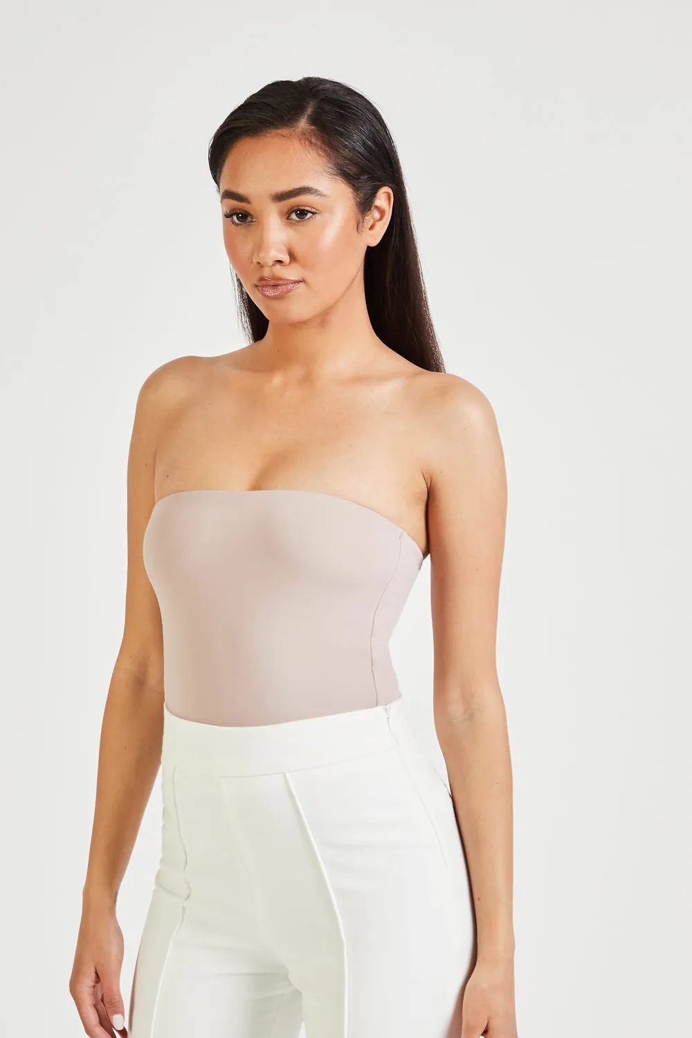 Strapless Bodysuit - Taupe sold by Because of Alice product image thumbnail 4