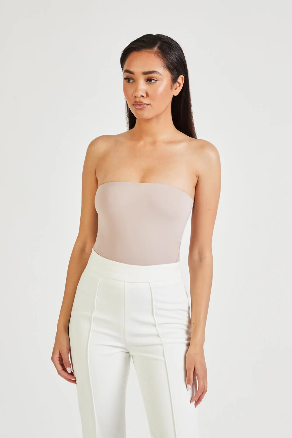 Strapless Bodysuit - Taupe sold by Because of Alice product image thumbnail 2