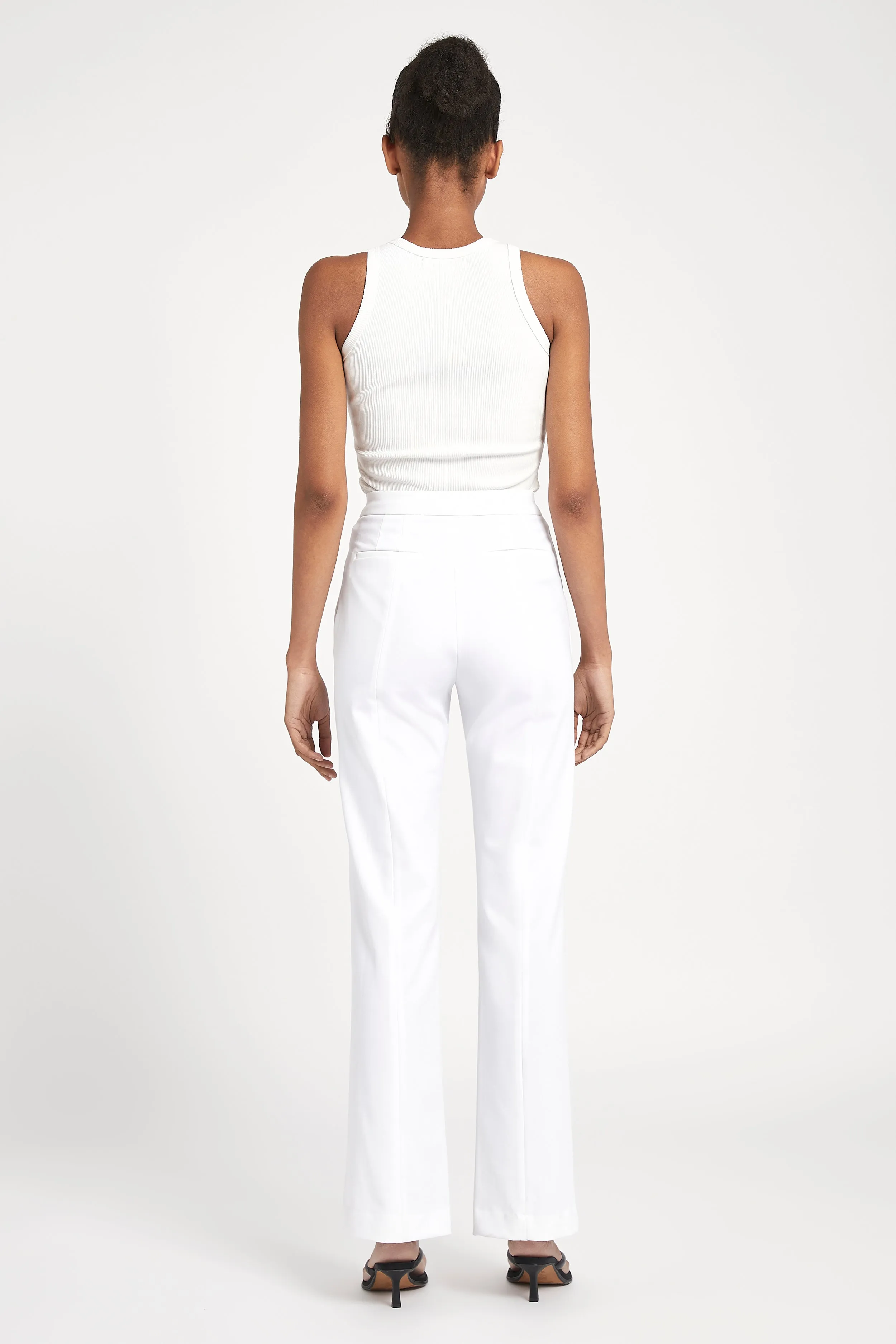 Tailored Suit Trousers - White sold by Because of Alice product image thumbnail 2
