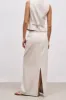 Mid Rise Linen Maxi Skirt - Birch sold by Because of Alice