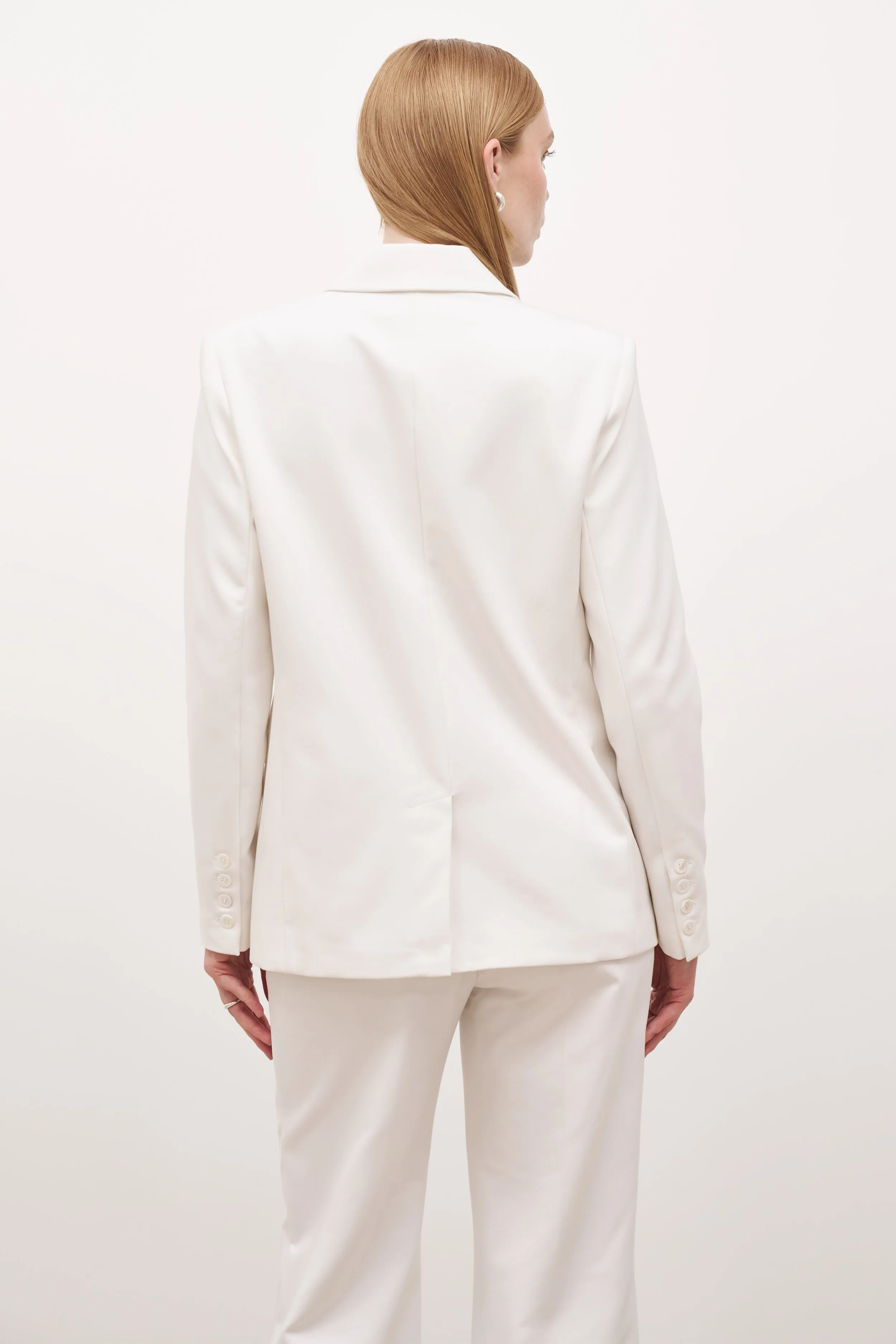 Formal Double Breasted Blazer - Cream sold by Because of Alice product image thumbnail 5
