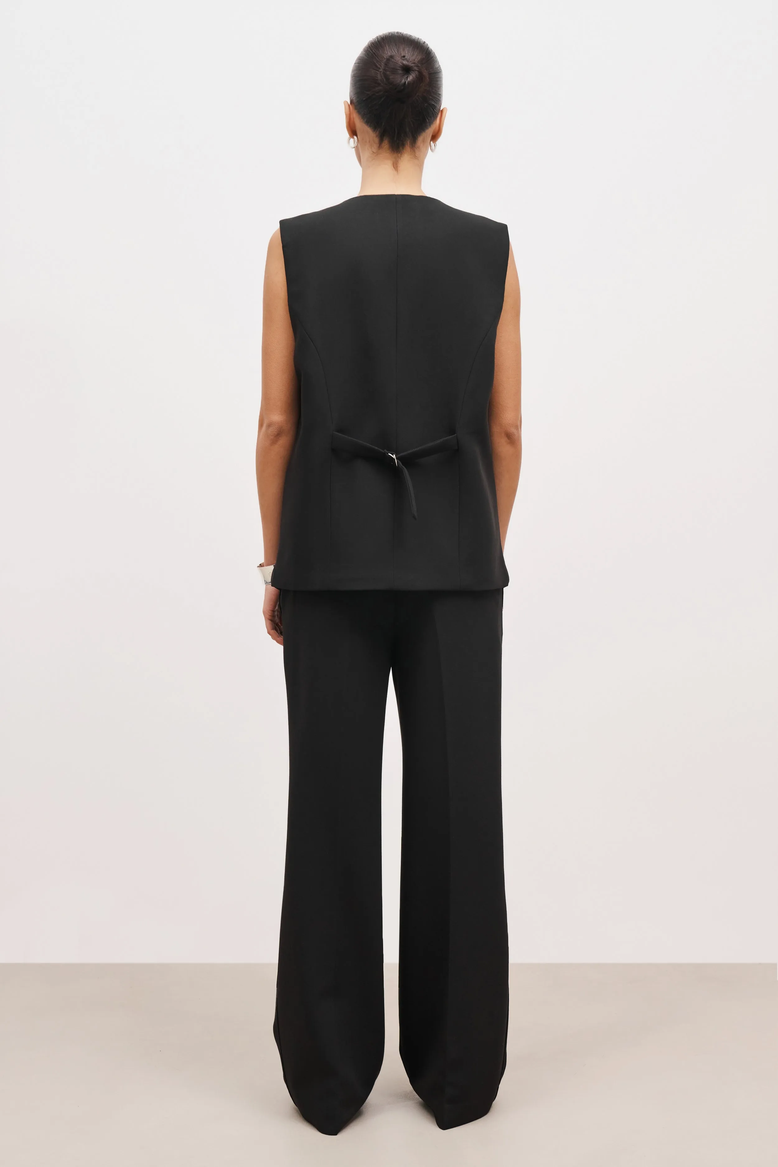 Folded Waistband Trousers - Black sold by Because of Alice product image thumbnail 2