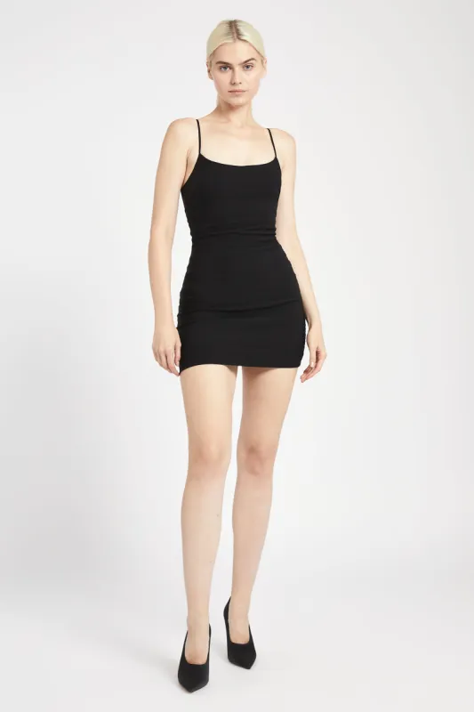 Tailored Mini Dress - Black sold by Because of Alice