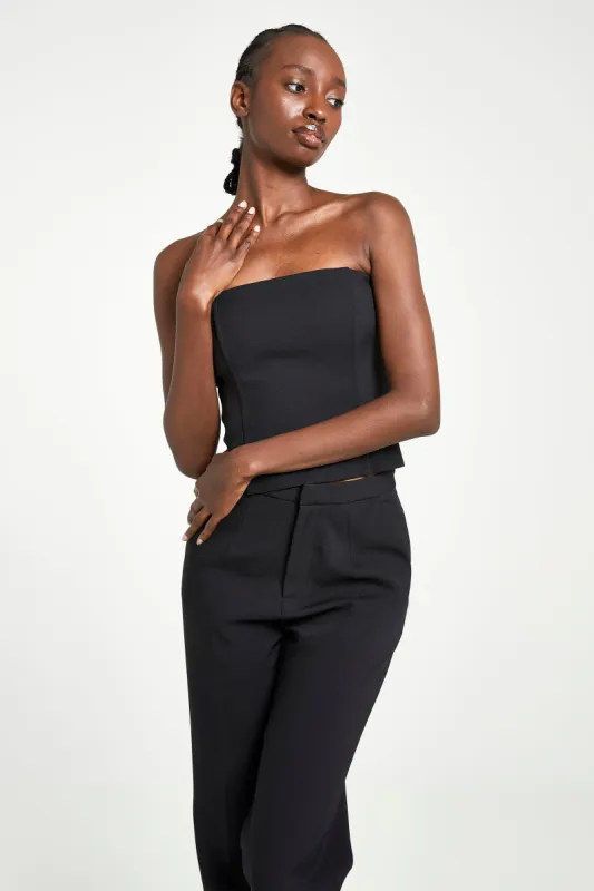 Tailored Strapless Bodice - Black sold by Because of Alice