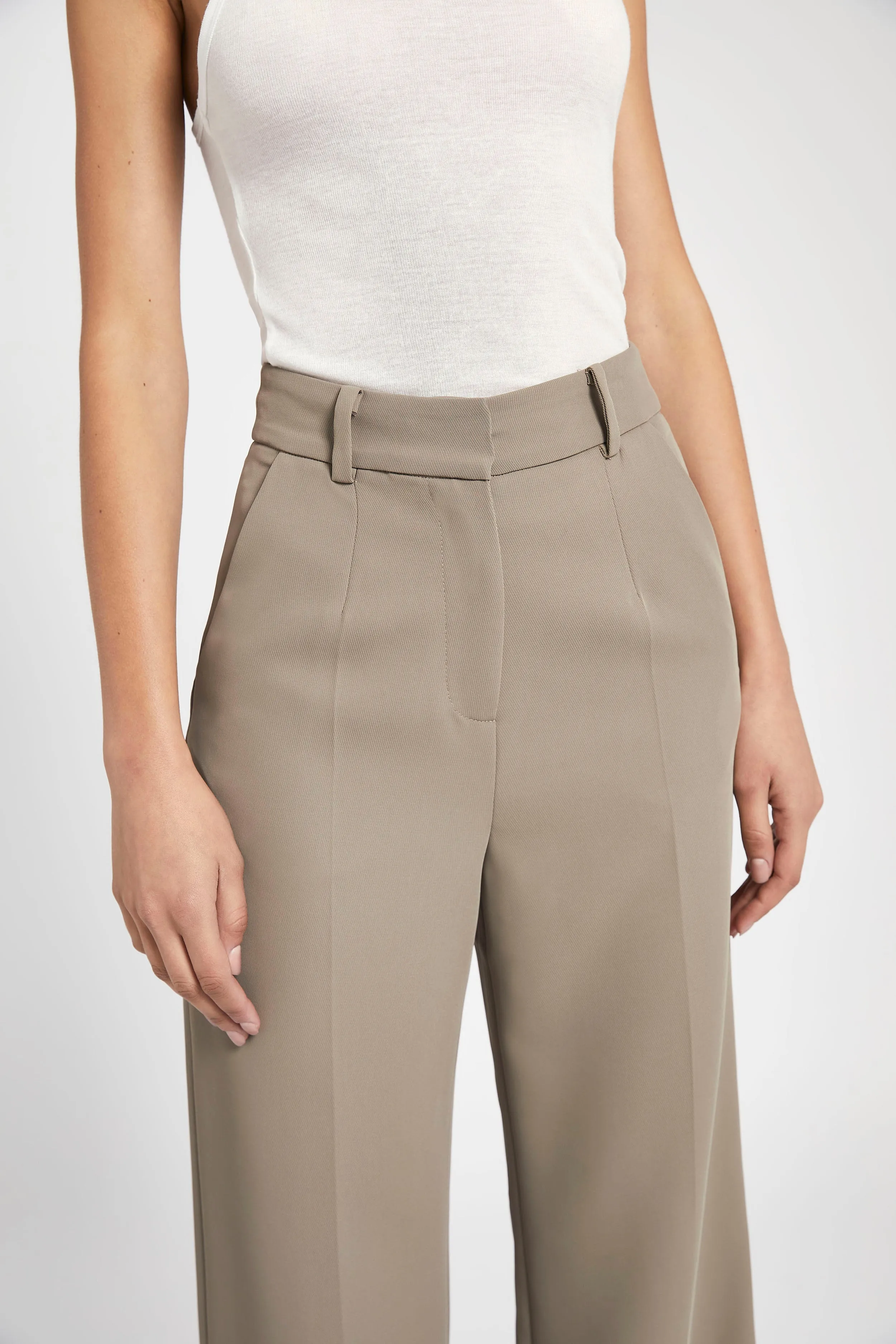 Relaxed Straight Leg Trousers - Oak sold by Because of Alice product image thumbnail 5
