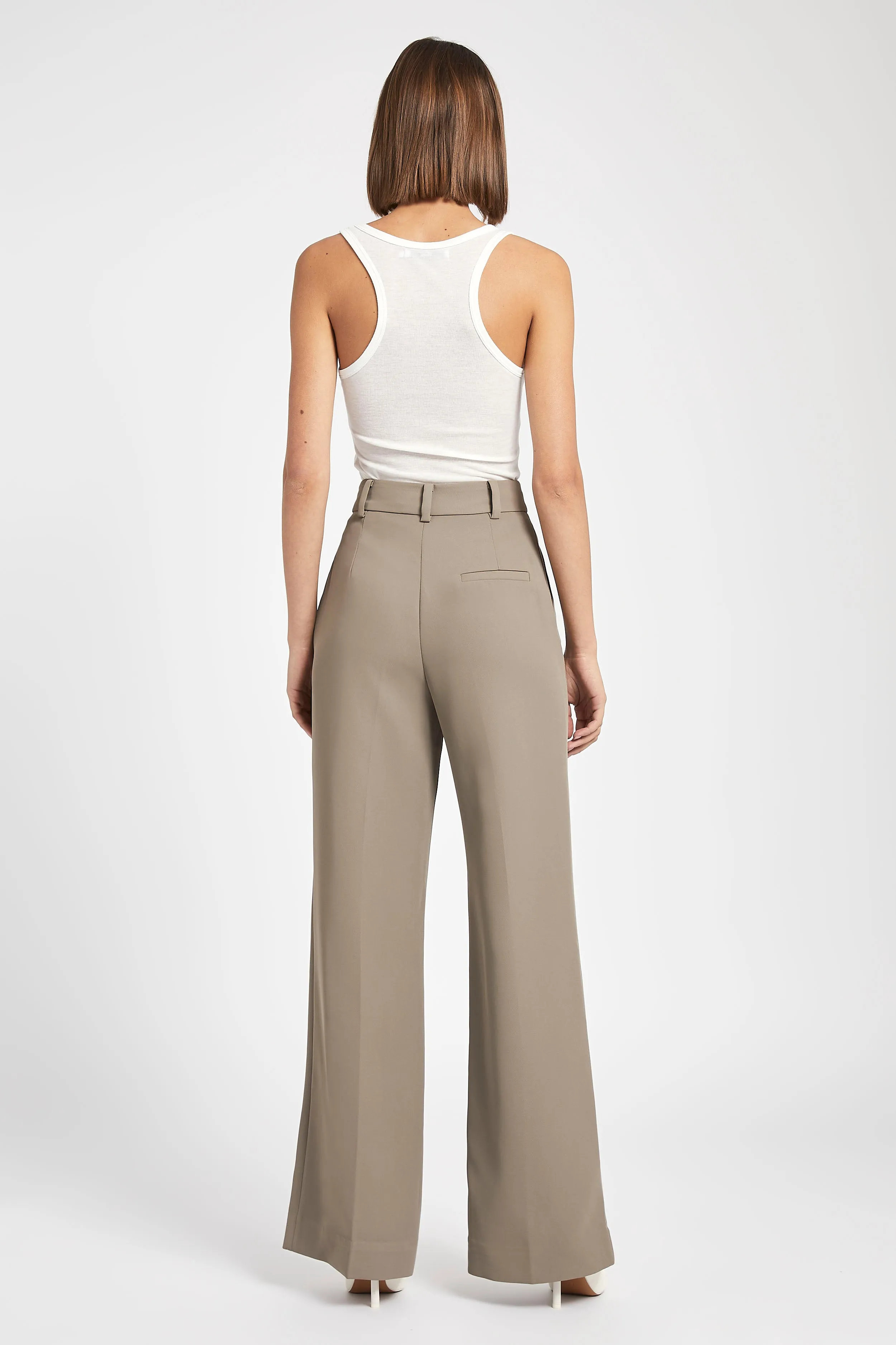 Relaxed Straight Leg Trousers - Oak sold by Because of Alice product image thumbnail 2