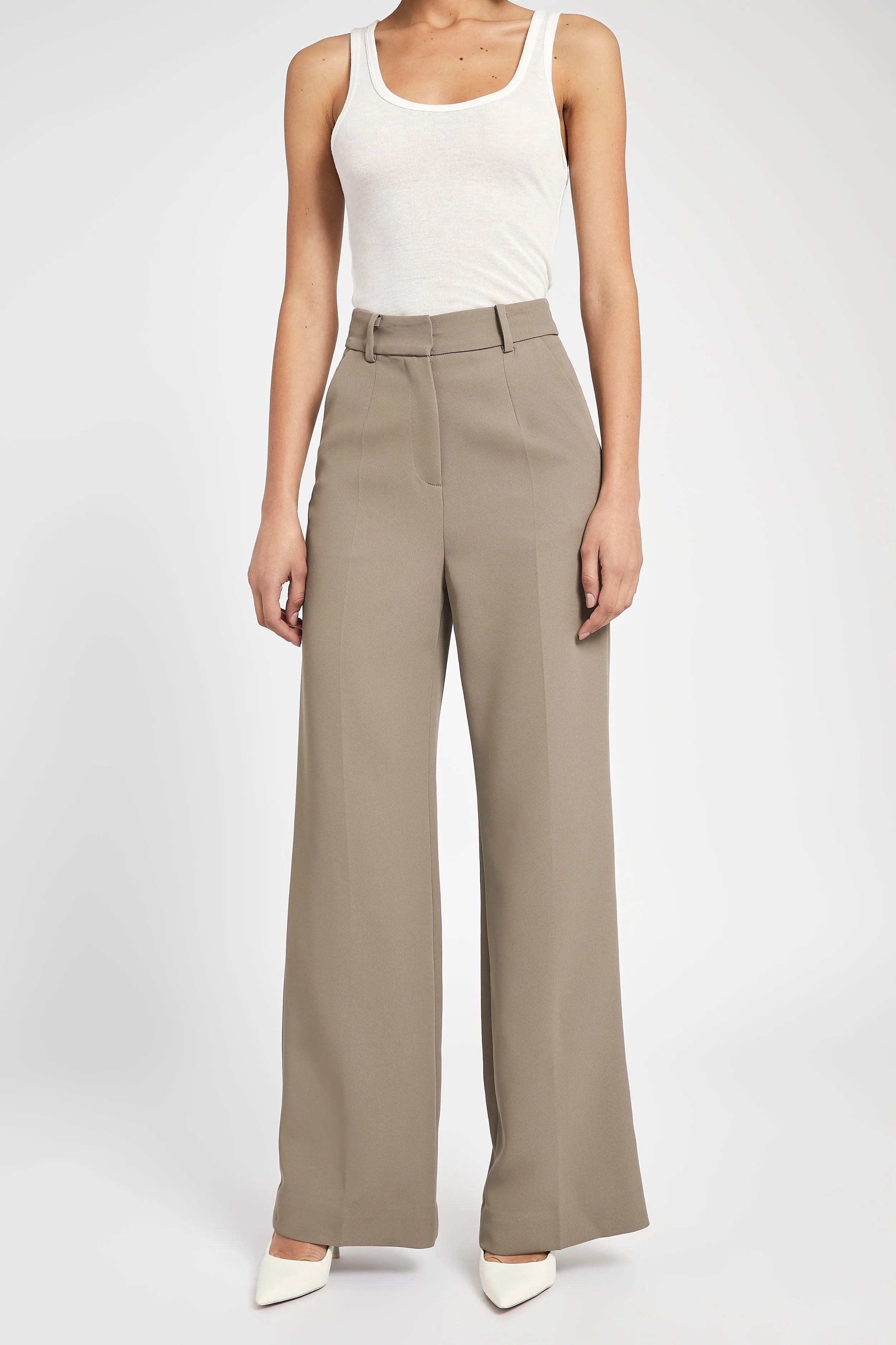 Relaxed Straight Leg Trousers - Oak sold by Because of Alice product image thumbnail 3