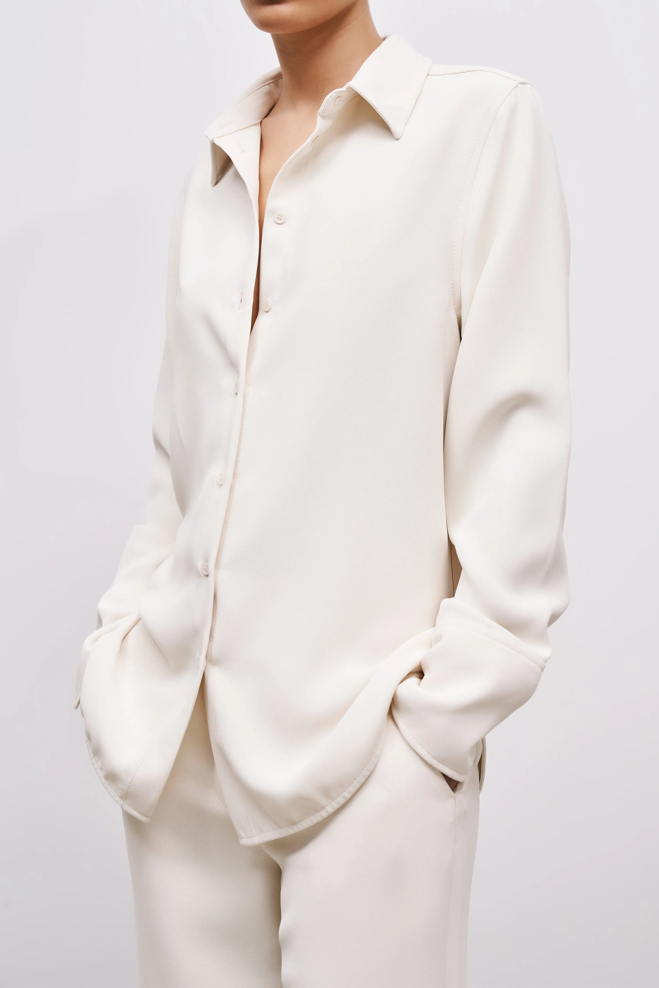 Effortless Oversized Shirt - Cream sold by Because of Alice product image thumbnail 5