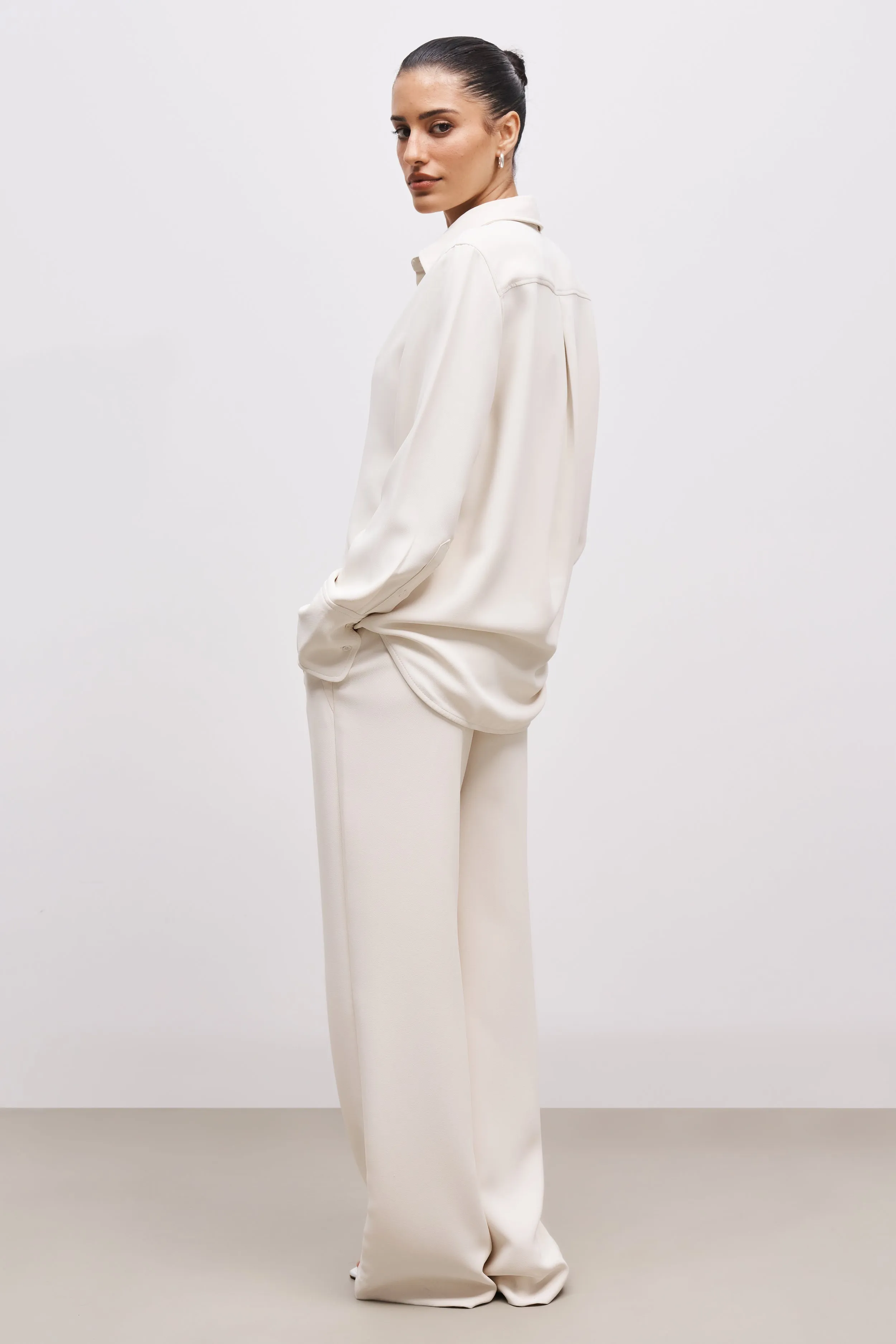 Effortless Oversized Shirt - Cream sold by Because of Alice product image thumbnail 4