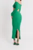 Stretch Midaxi Skirt - Parakeet Green sold by Because of Alice