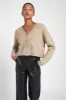 Alpaca Blend Cardigan - Birch sold by Because of Alice