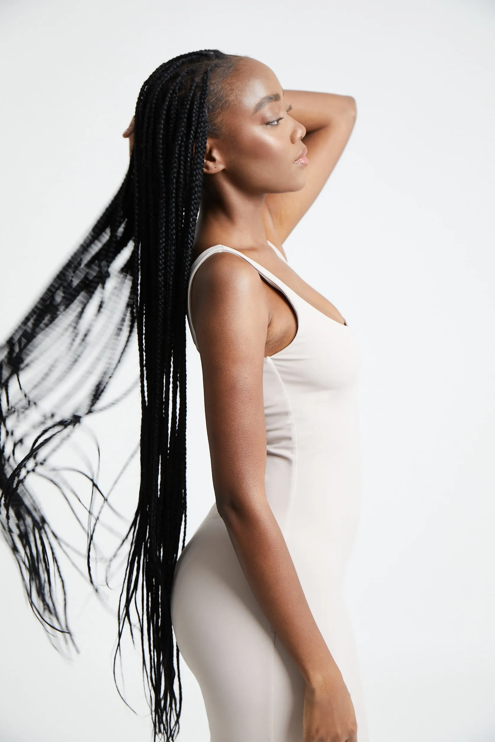 Tank Midi Dress - Taupe sold by Because of Alice product image thumbnail 5